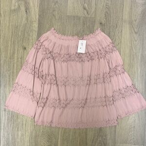 Say What? Pink Bubble Mini Blouse